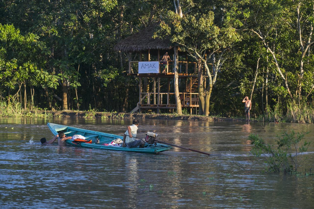 Amak Iquitos Ecolodge Santa Clara Exterior photo